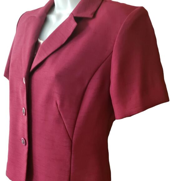 Danny & Nicole Midi 2 Pc Jacket Dress Short Sleeves - Picture 3 of 12